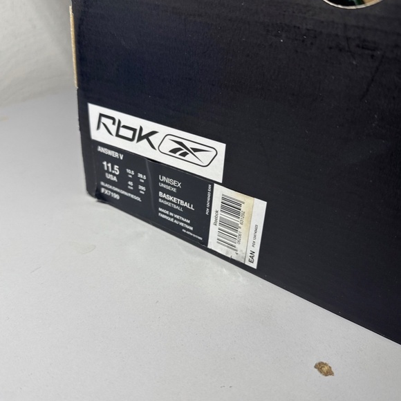 Men’s Reebok Answer 5 V Bethel High School Iverson Green Sz 11.5 Sneakers FX7199 - Picture 2 of 12